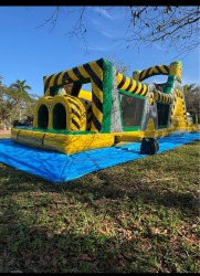 50' toxic blast obsticle course wet and dry