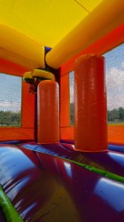 20240104 133150 1765373237 Kids Orange Bounce House Double Lane (Dry) New 2024