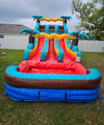 screenshot 20240317 215002 gallery 1765375425 18' Tropic Shock Double Slide w. Pool (New 2024)