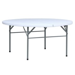 60 Round White Folding Tables (New 2024)