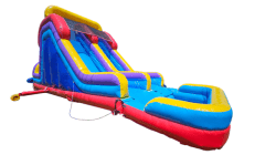 22' Rainbow Double Lane Rockwall Slide (Wet/Dry) New 2024