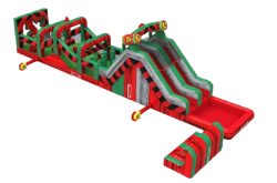 65' Red Toxic Challenge Obstacle Course (Wet/Dry)